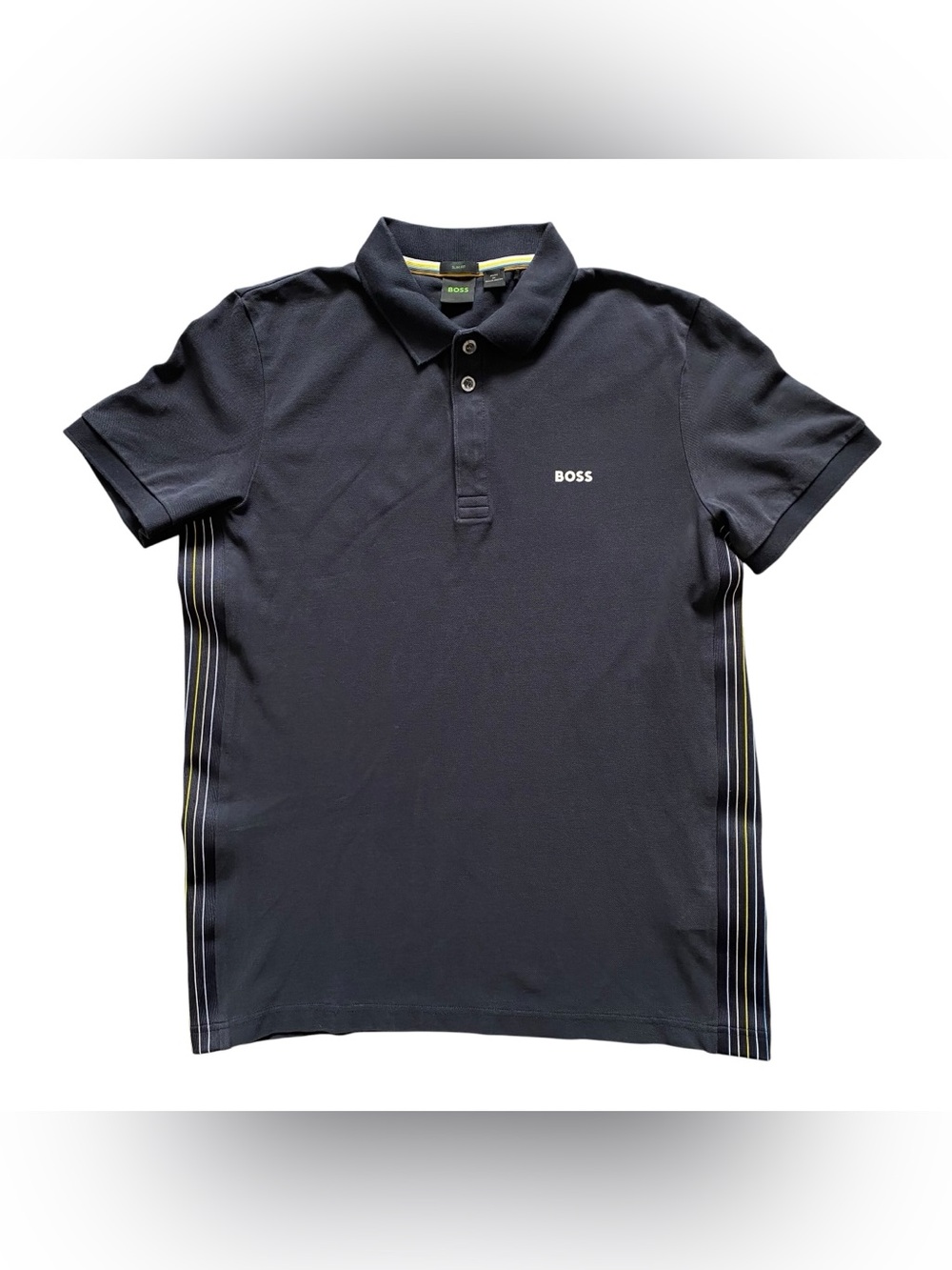 BOSS Hugo Boss Paule 2 Men’s XL Navy Slim Fit Casual Polo Shirt Logo
